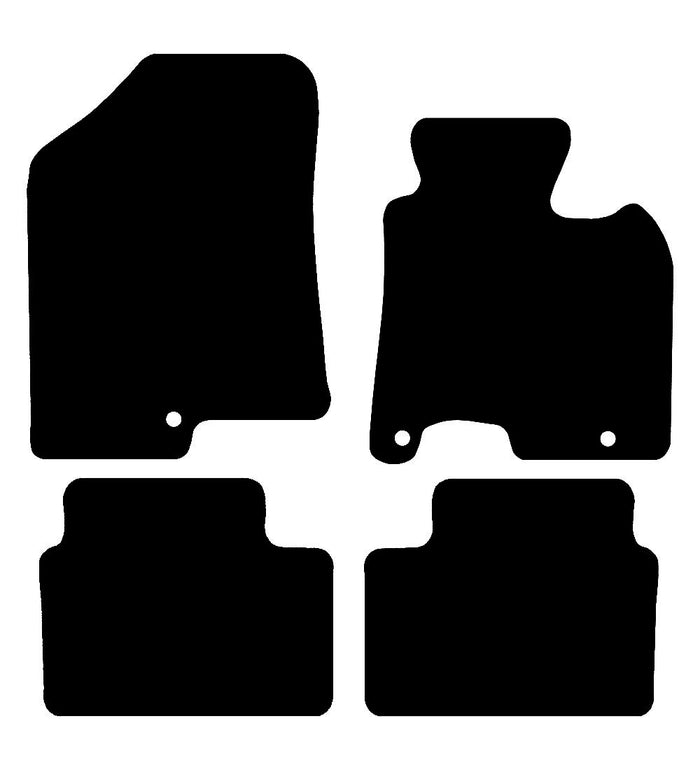 Kia Pro Ceed (3 Door Ceed) 2012 - 2018 Car Mats vehicle mat pattern