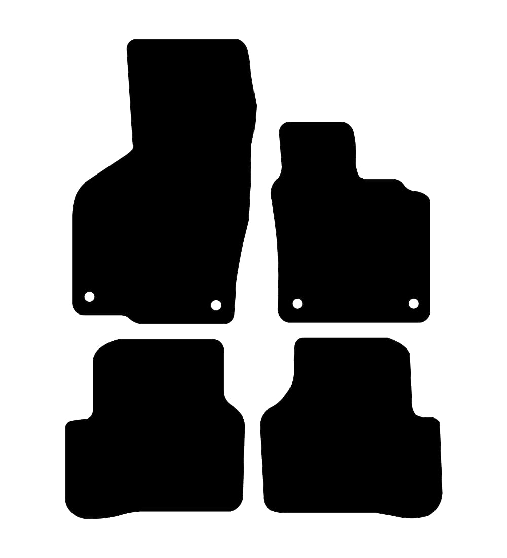 Volkswagen CC 2011 - 2015 Car Mats vehicle mat pattern