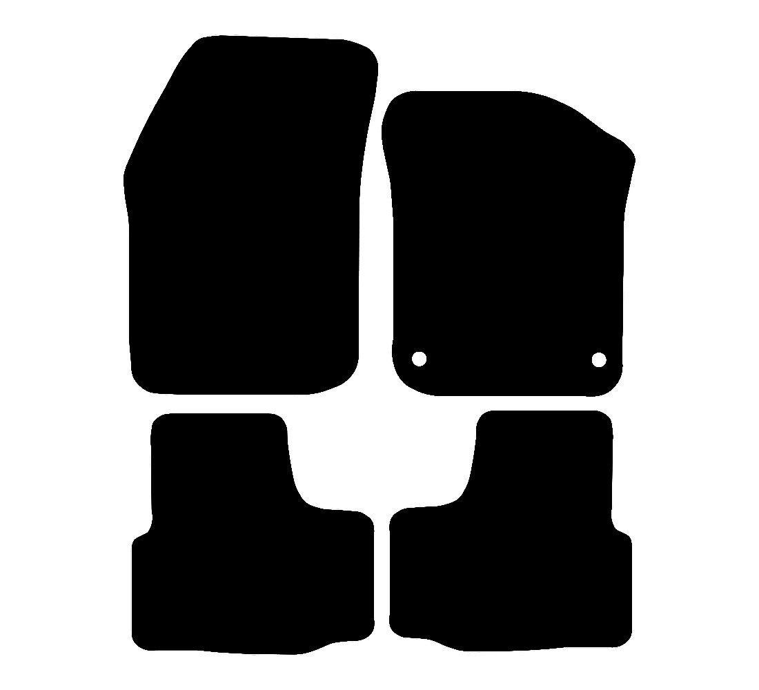 Volkswagen UP 2012 - 2023 Car Mats vehicle mat pattern