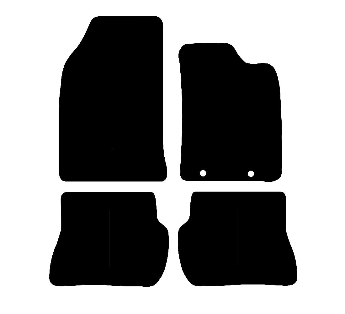 Ford Fiesta ST 2002 - 2008 Car Mats vehicle mat pattern
