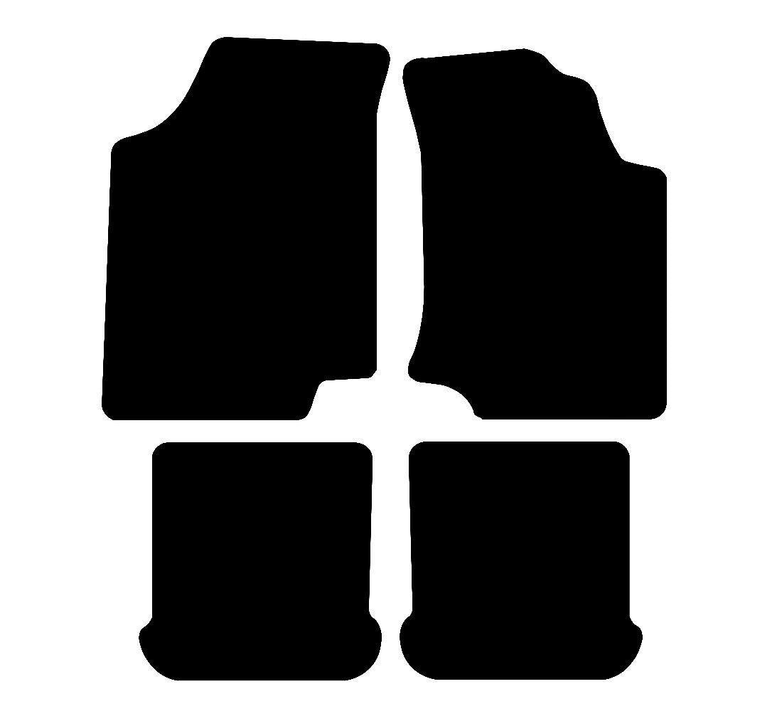 Volkswagen Golf (MK3) 1992 - 1997 Car Mats vehicle mat pattern