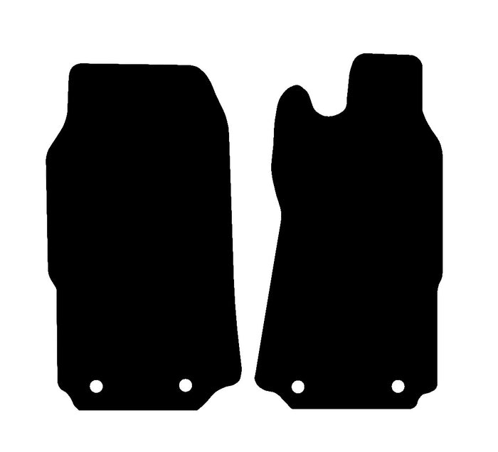 Ford Transit (2 Piece Front Mat Set) 2010 - 2014 Car Mats vehicle mat pattern