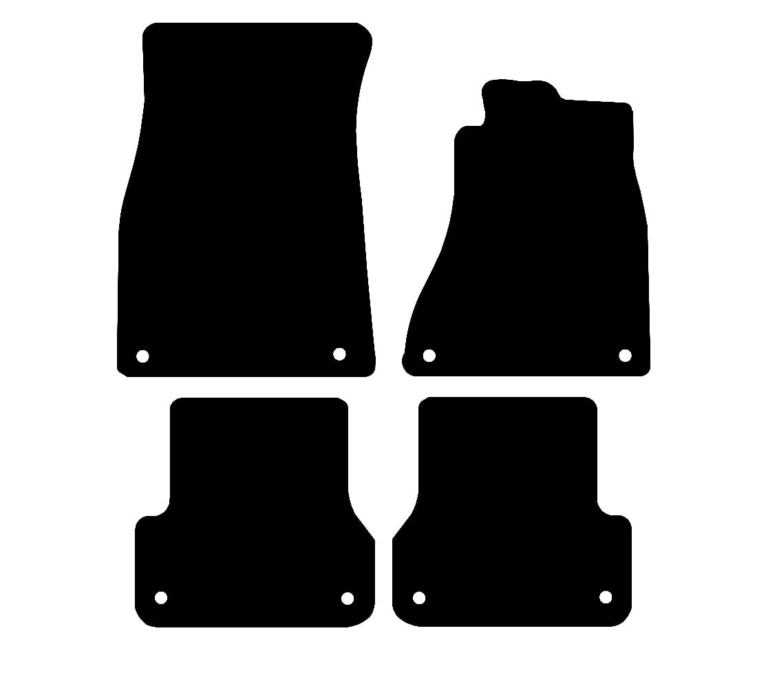 Audi A6 (MKC7) 2011 - 2018 Car Mats vehicle mat pattern