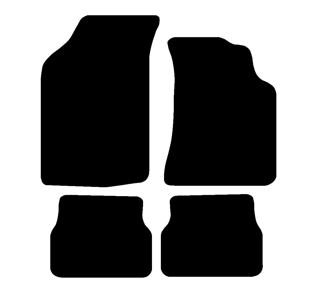 Volkswagen Golf (MK2) 1983 - 1992 Car Mats vehicle mat pattern