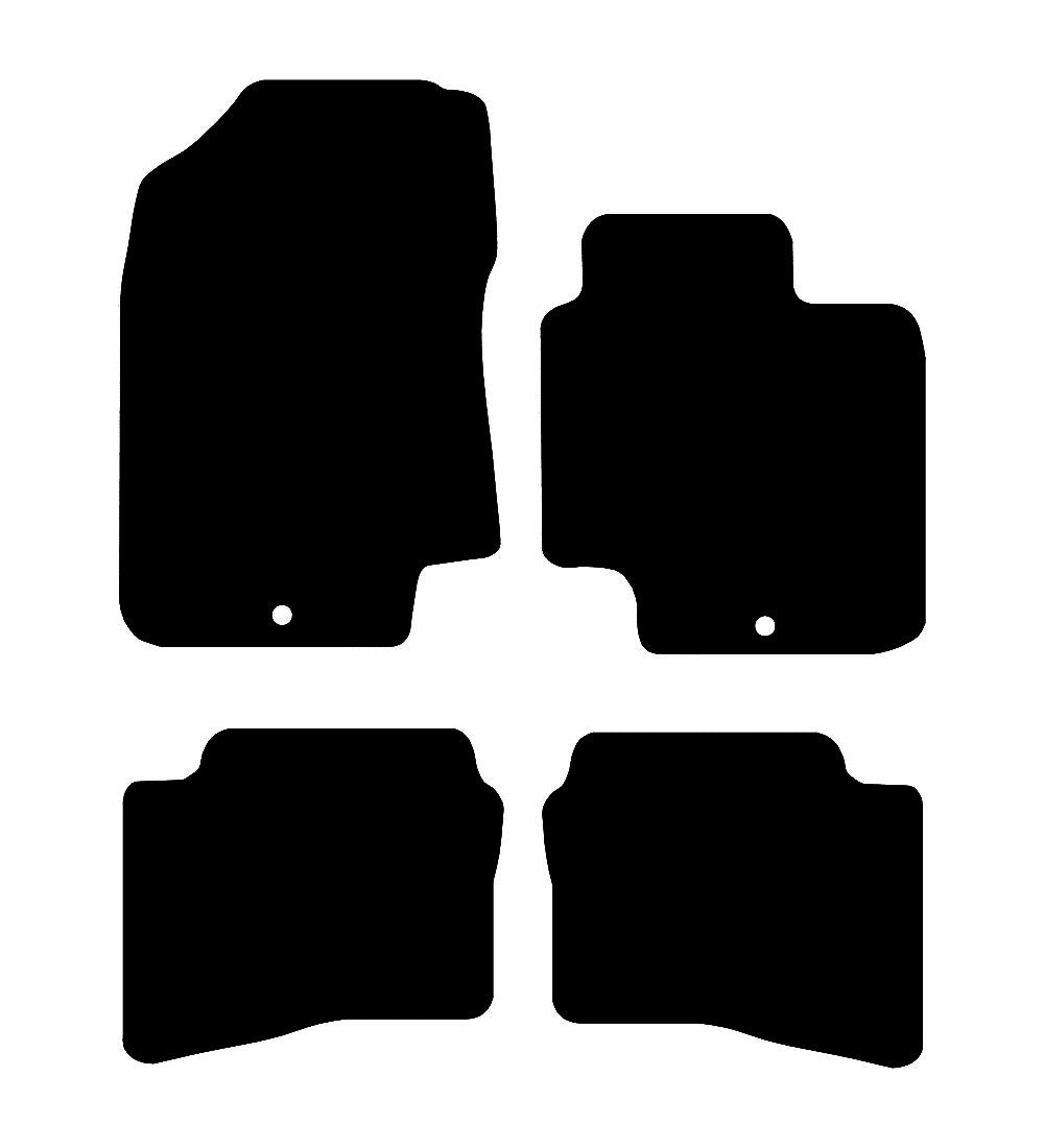 Hyundai i20 (1 Clip Driver) 2009 - 2014 Car Mats vehicle mat pattern
