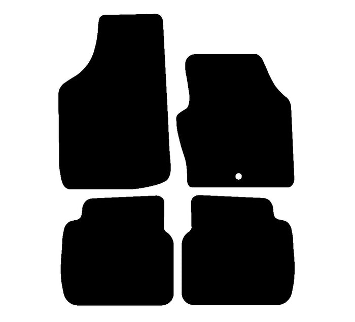 Fiat Idea 2004 - 2007 Car Mats vehicle mat pattern