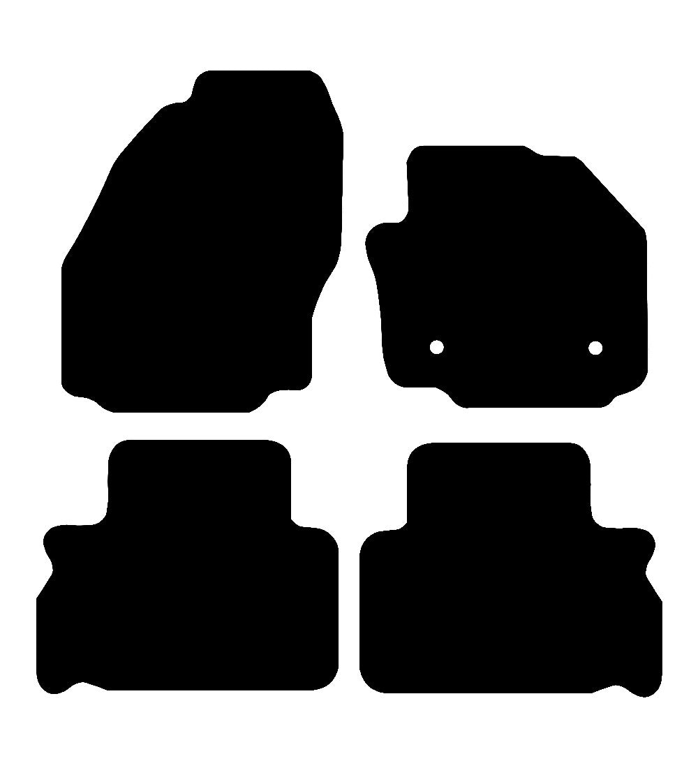 Ford S Max 2010 - 2015 Car Mats vehicle mat pattern