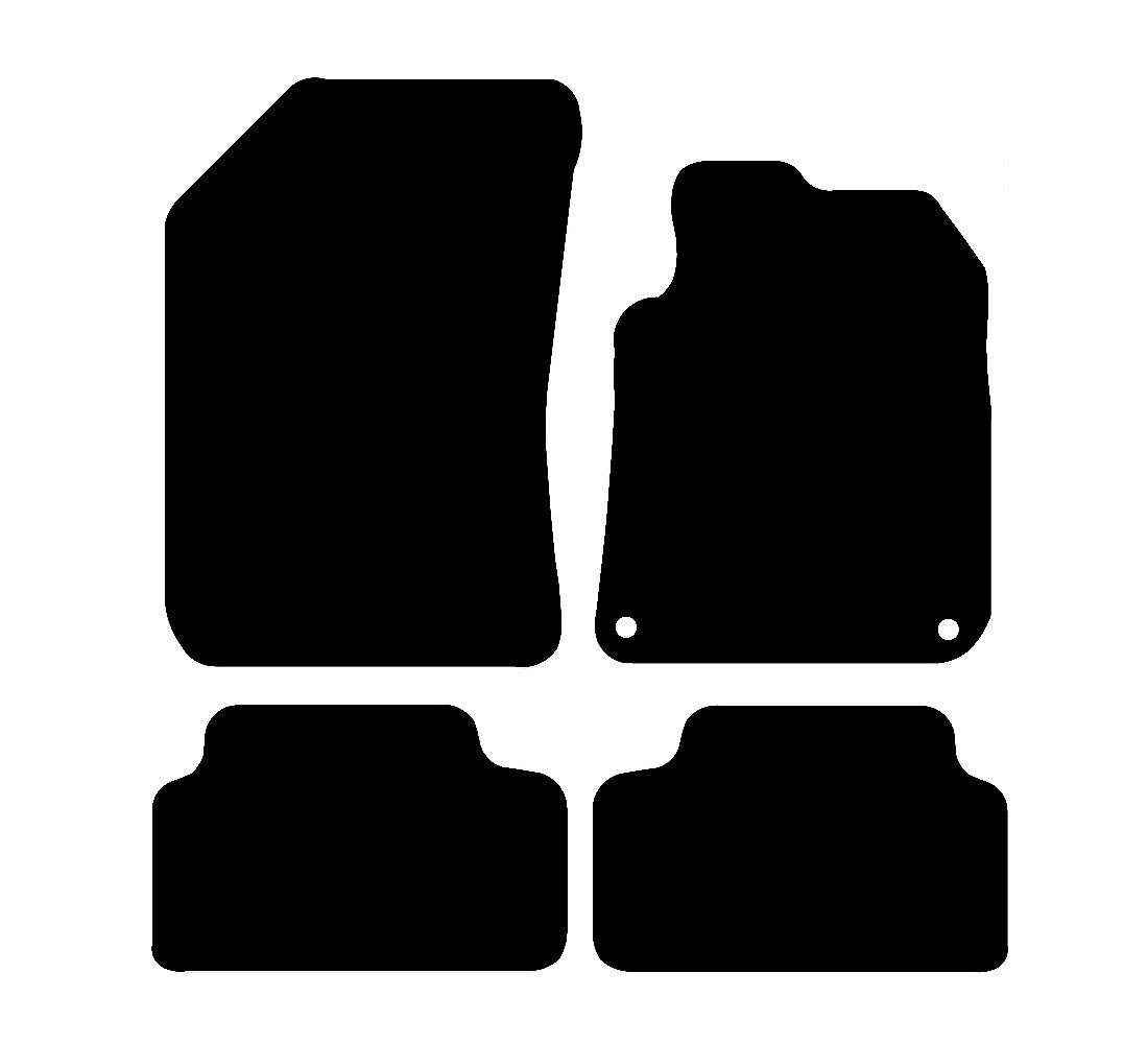 Peugeot 308 2014 - 2021 Car Mats vehicle mat pattern
