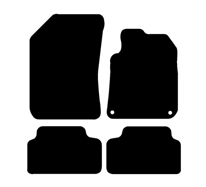 Peugeot 308 2014 - 2021 Car Mats vehicle mat pattern