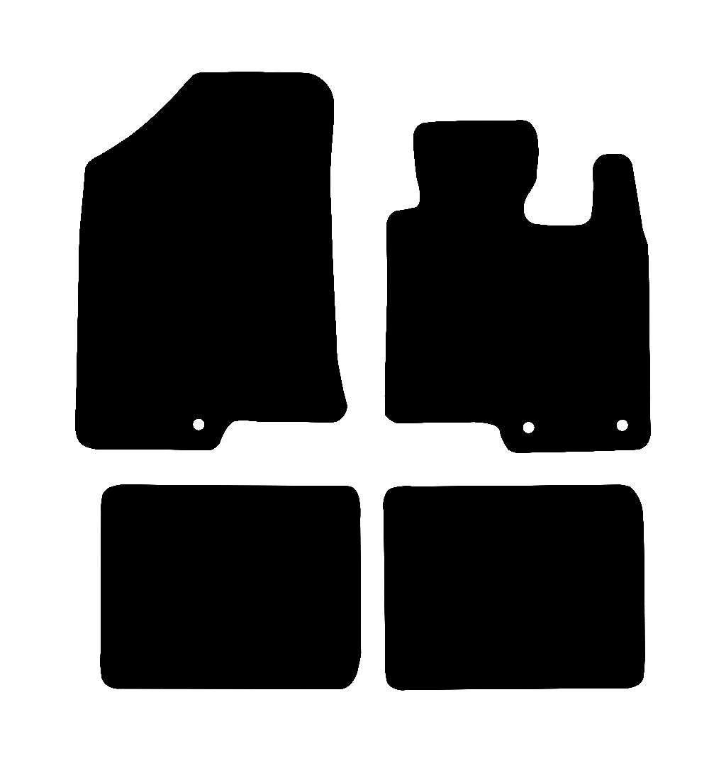 Hyundai i40 2011 - 2019 Car Mats vehicle mat pattern