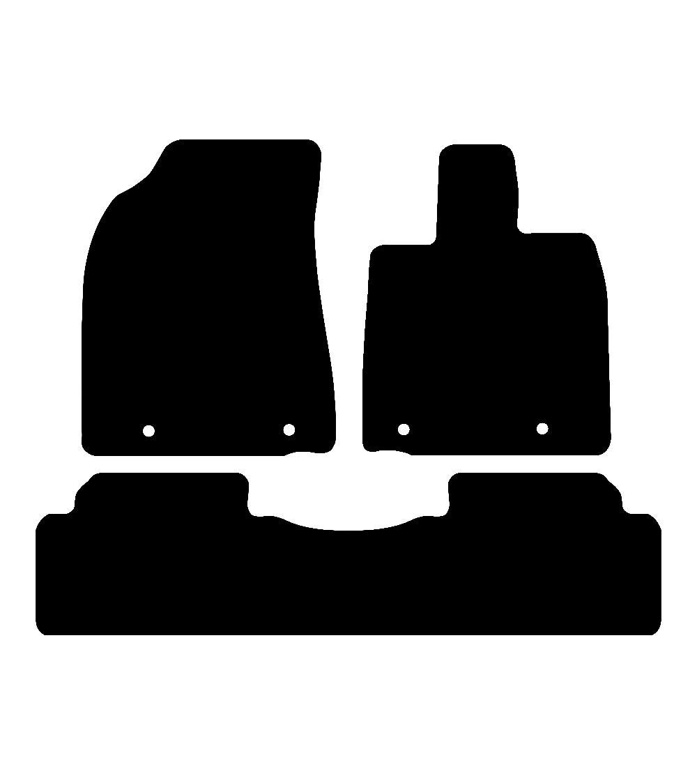 Lexus 450 2010 - 2015 Car Mats vehicle mat pattern