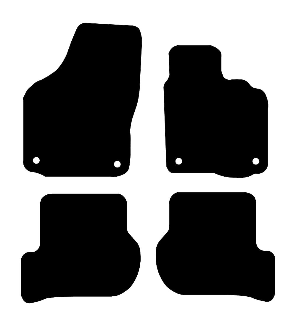Skoda Octavia (Oval Clips) 2008 - 2013 Car Mats vehicle mat pattern
