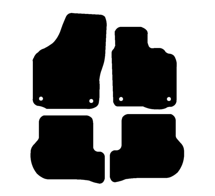 Skoda Octavia 2008 - 2013 Car Mats vehicle mat pattern