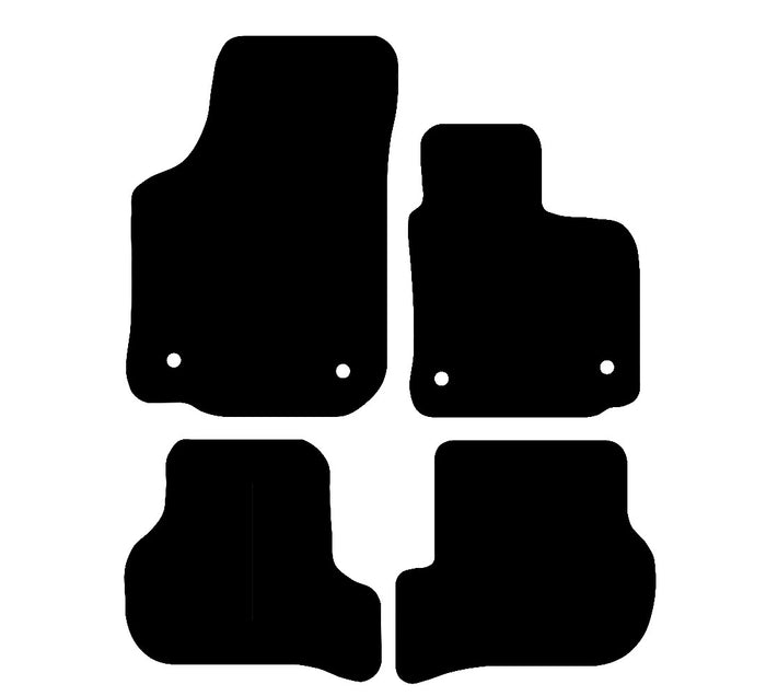 Seat Leon 2008 - 2012 Car Mats vehicle mat pattern