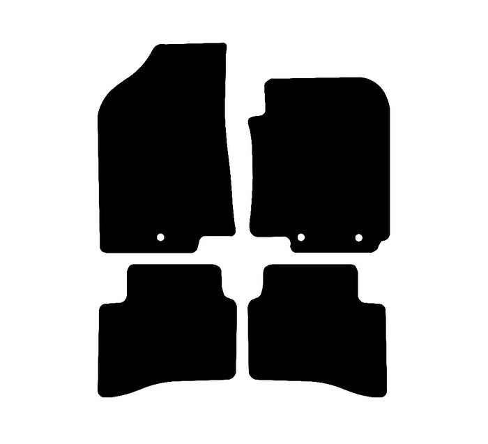 Kia Rio 2011 - 2016 Car Mats vehicle mat pattern