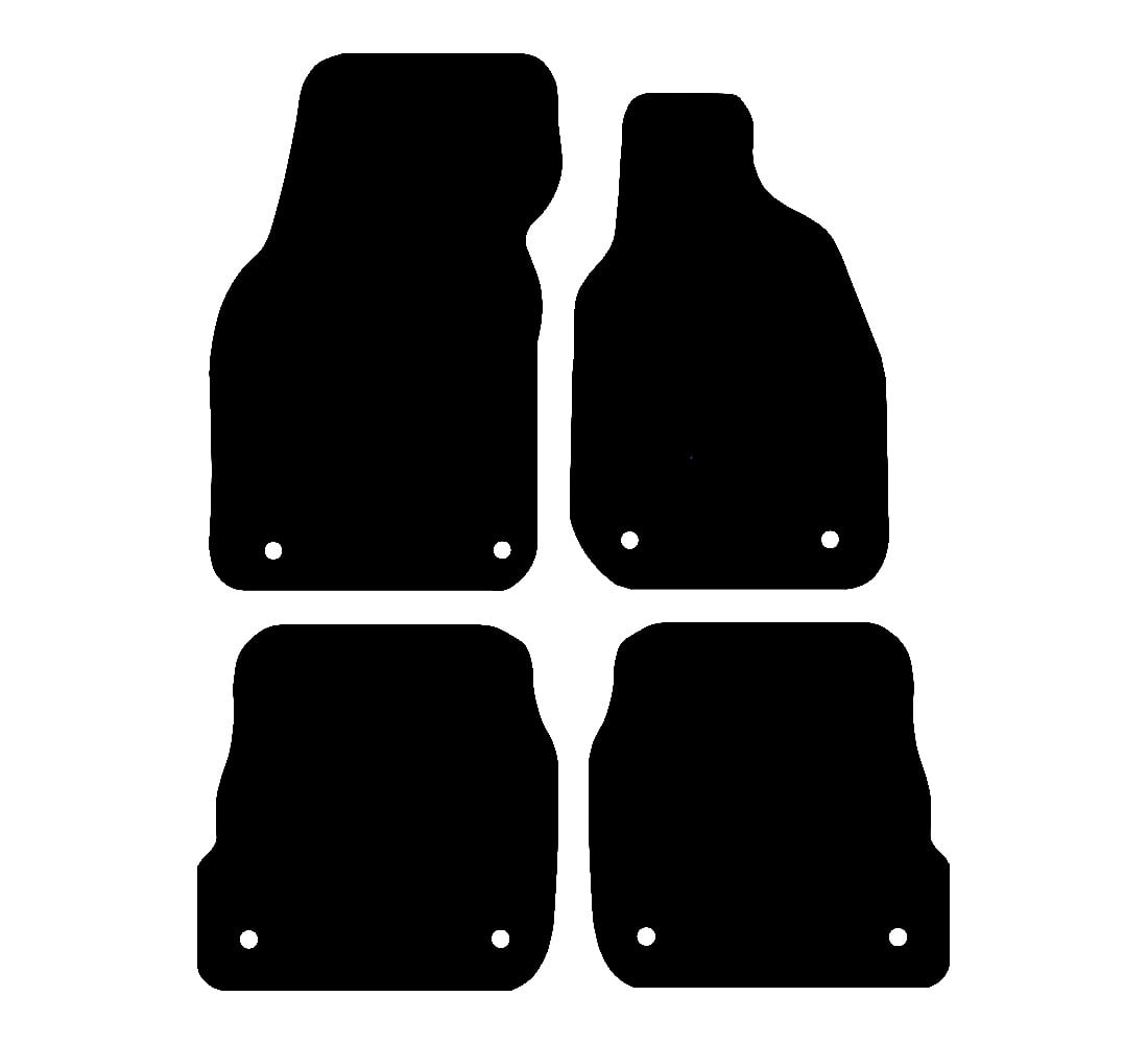 Audi A6 1997 - 2004 Car Mats vehicle mat pattern