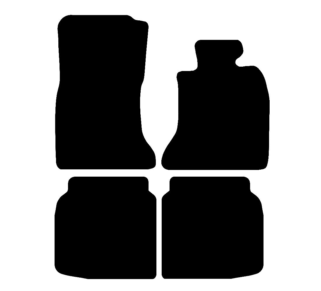 BMW 7 Series F01/F02 LWB 2009 - 2016 Car Mats vehicle mat pattern