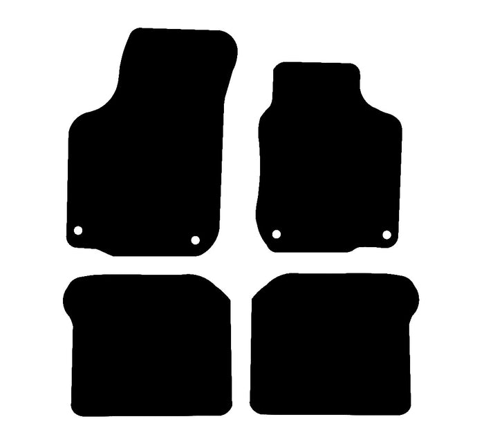 Volkswagen Beetle 2005 - 2011 Car Mats vehicle mat pattern