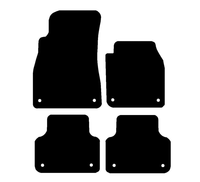 Audi Q7 2016 to Present Car Mats vehicle mat pattern