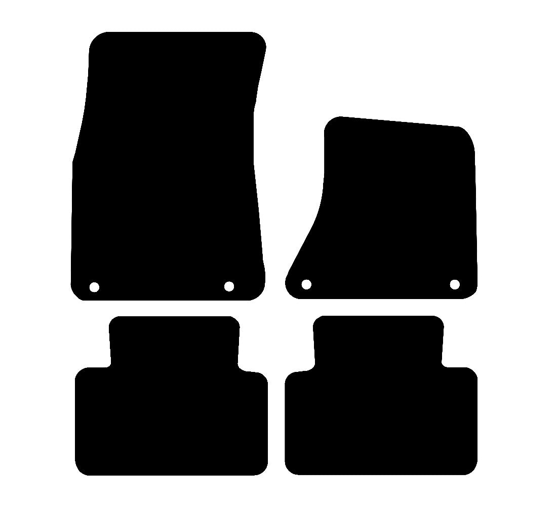 Porsche Macan 2016 to Present Car Mats vehicle mat pattern