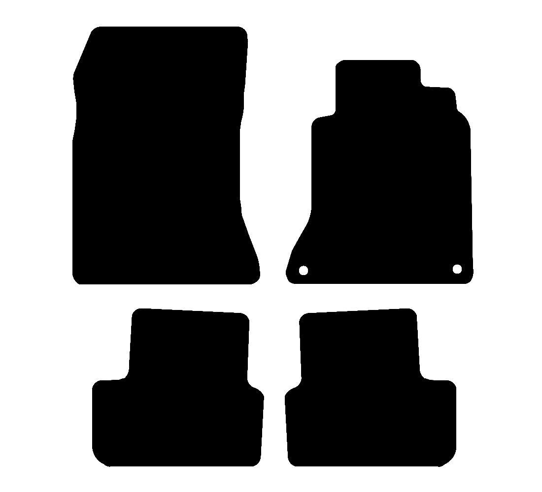 Mercedes CLA 2013 - 2019 Car Mats vehicle mat pattern