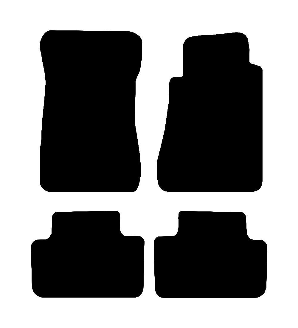 Mercedes C Class (W202) 1993 - 2001 Car Mats vehicle mat pattern