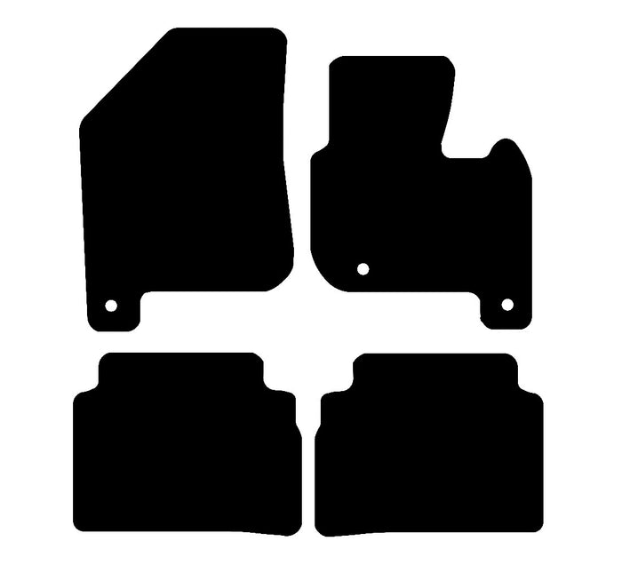 Kia Soul EV 2016 - 2019 Car Mats vehicle mat pattern
