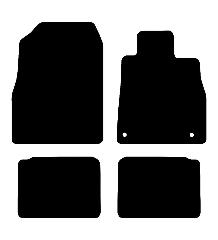 Nissan Micra 2017 to Present Car Mats vehicle mat pattern