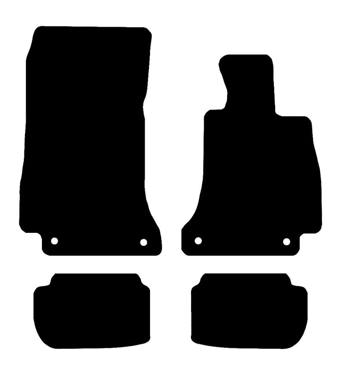 Mercedes E Class (W220D) (W207) (C238) Coupe/Cabriolet 2017 to Present Car Mats vehicle mat pattern