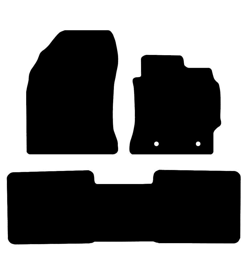 Toyota Corolla 2013 - 2019 Car Mats vehicle mat pattern