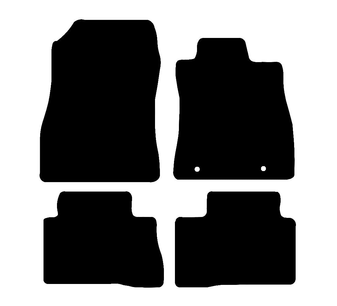Nissan Juke (F15) 2010 - 2018 Car Mats vehicle mat pattern