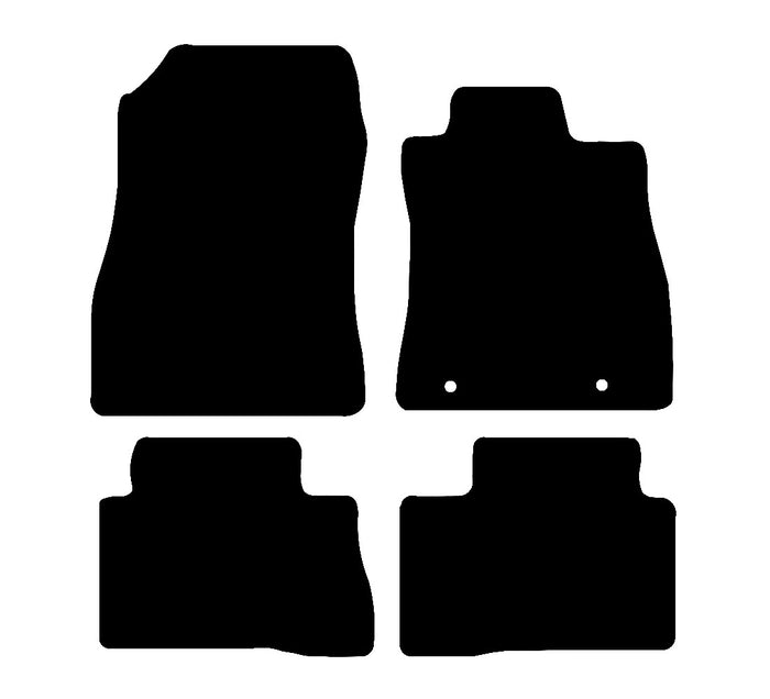Nissan Juke (F15) 2010 - 2018 Car Mats vehicle mat pattern