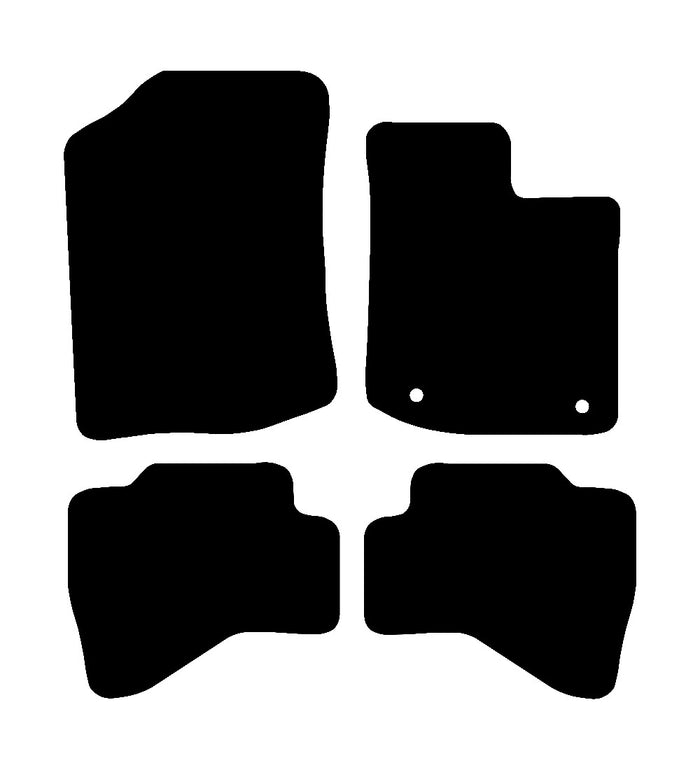 Toyota Aygo 2011 - 2014 Car Mats vehicle mat pattern
