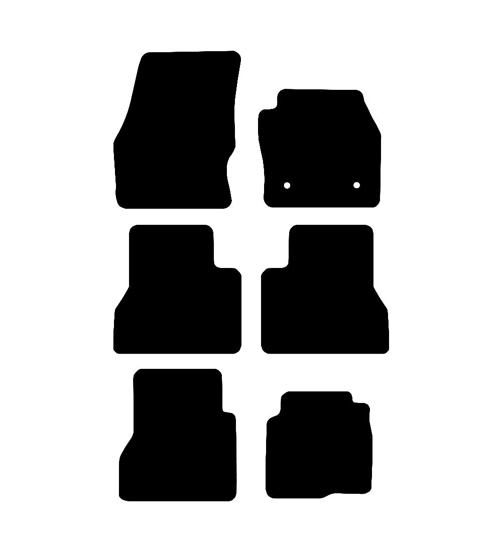 Ford Grand Tourneo Connect Van (7 Seat Version) 2016 to Present Car Mats vehicle mat pattern