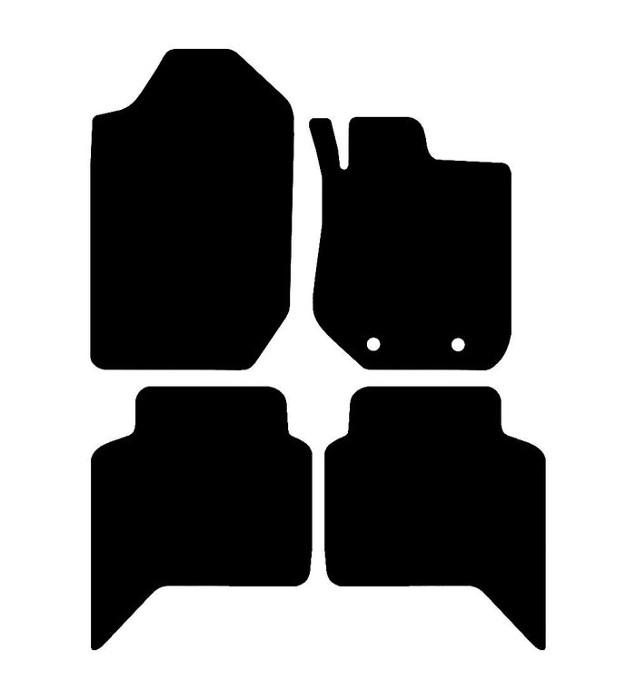 Ford Ranger Wildtrack 2016 to Present Car Mats vehicle mat pattern