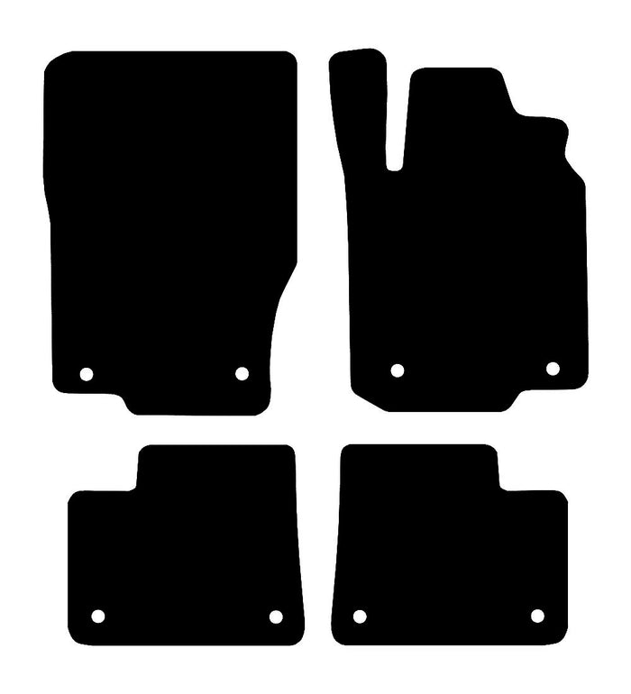 Mercedes GLE 2015 - 2019 Car Mats vehicle mat pattern