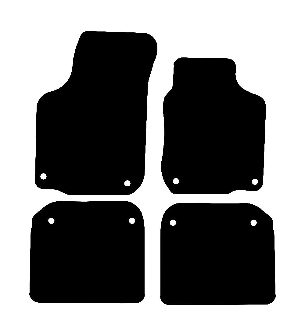 Volkswagen Beetle (Convertable) 2003 - 2011 Car Mats vehicle mat pattern