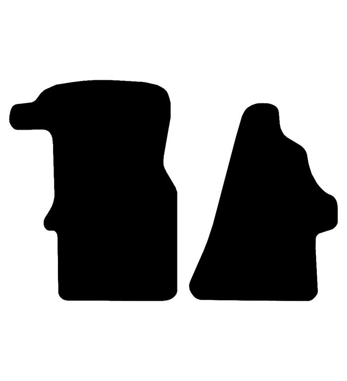 Mercedes Sprinter Van (MK2) (2 Piece with Extra Cutout) 1999 - 2005 Car Mats vehicle mat pattern