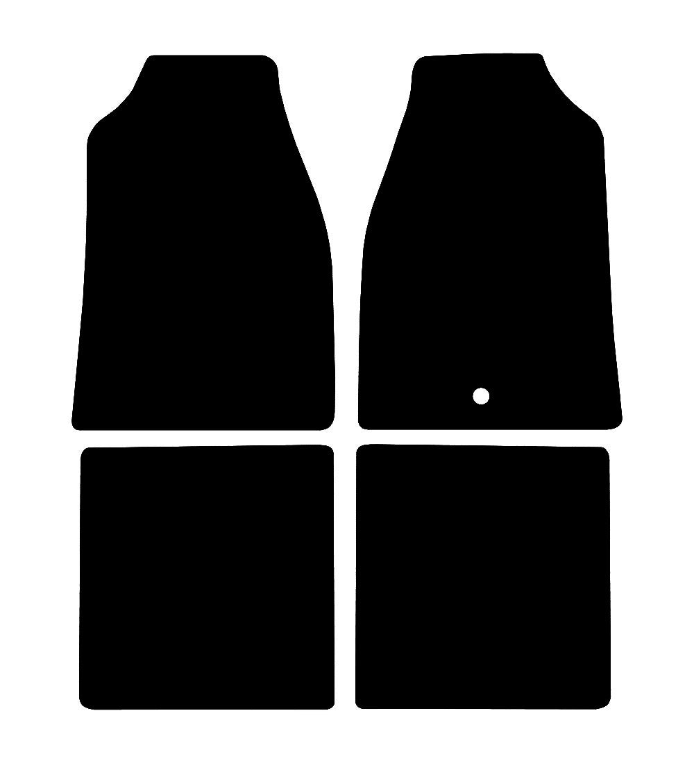 Ford Escort 1975 - 1980 Car Mats vehicle mat pattern