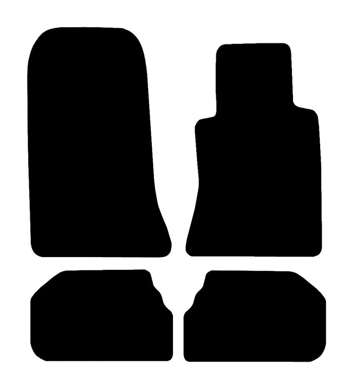 Mercedes E Class Convertable (W124) 1985 - 1995 Car Mats vehicle mat pattern