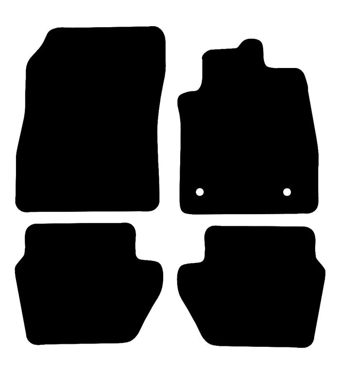 Ford Puma 2018 to Present Car Mats vehicle mat pattern