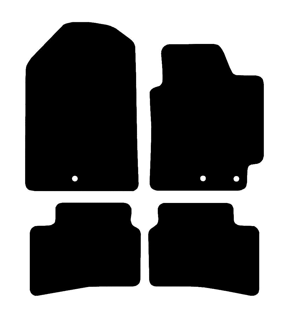 Kia Stonic 2017 to Present Car Mats vehicle mat pattern