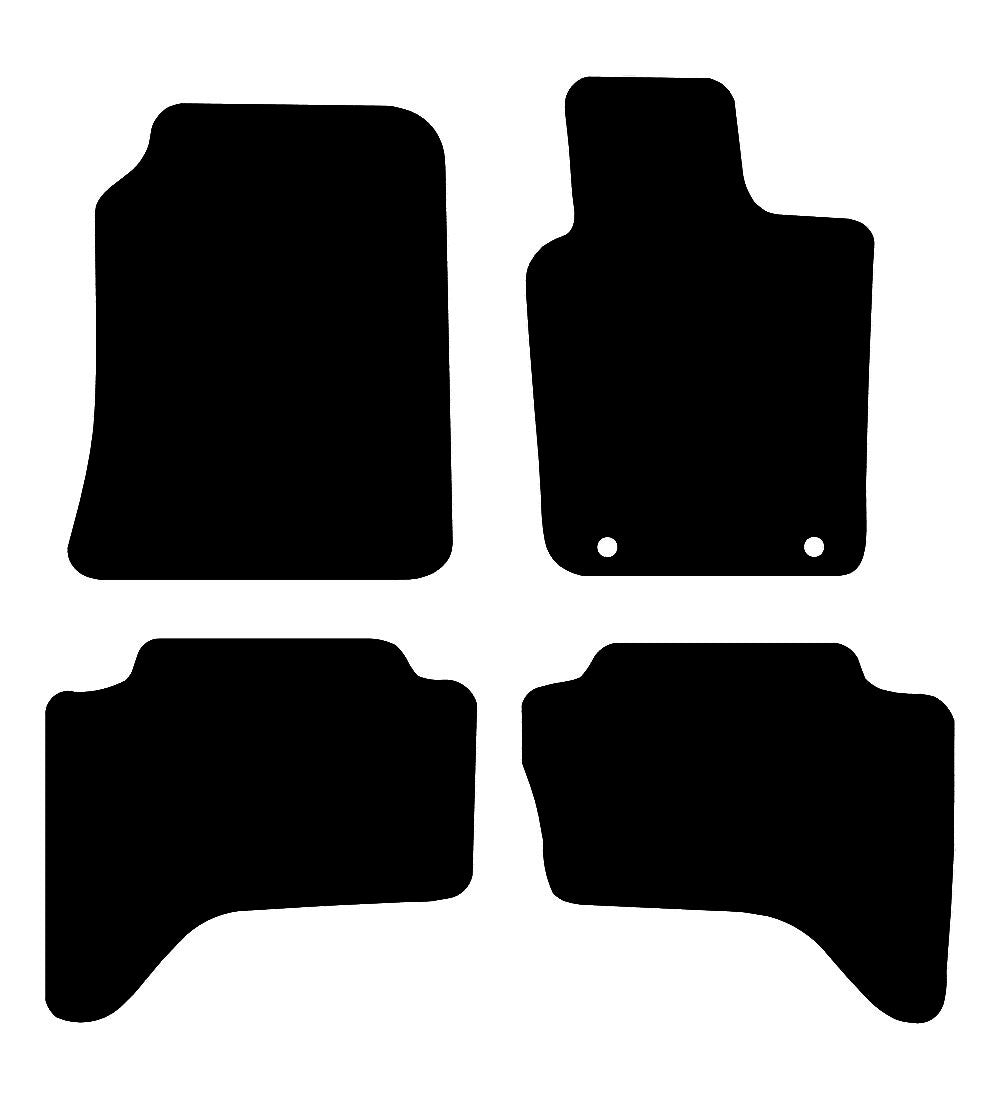 Mitsubishi L200 Life 1997 - 2006 Car Mats vehicle mat pattern
