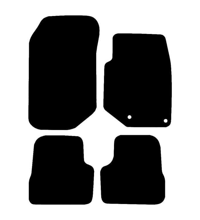 Peugeot 208 (Non Electric) 2020 to Present Car Mats vehicle mat pattern