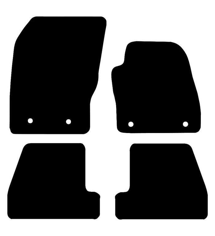 Ford Focus (MK3.5) (Facelift) (4 Clip Version) Long Front 2015 - 2018 Car Mats vehicle mat pattern