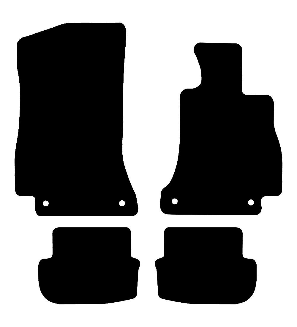 Mercedes C Class Coupe / Cabriolet (C205) 2016 to Present Car Mats vehicle mat pattern