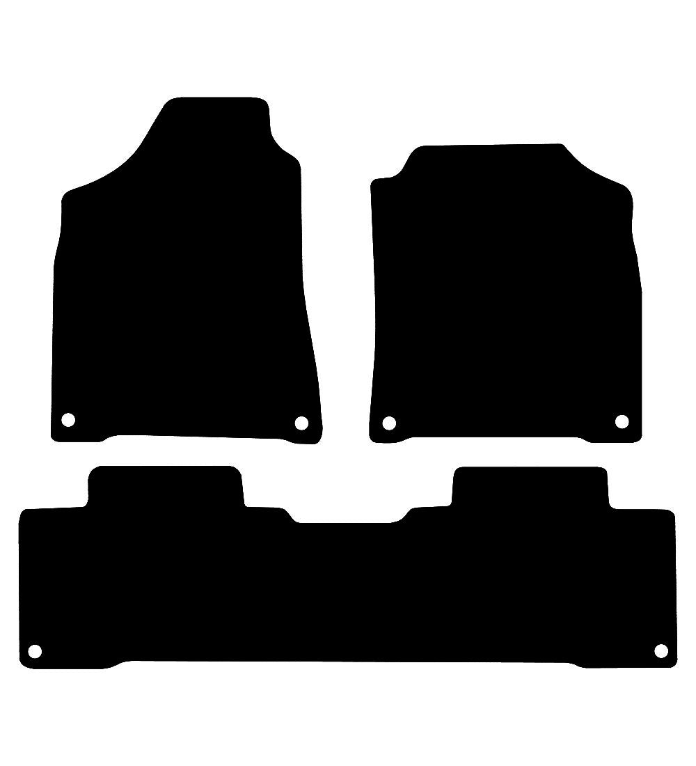 Ssangyong Karando 2011 - 2019 Car Mats vehicle mat pattern
