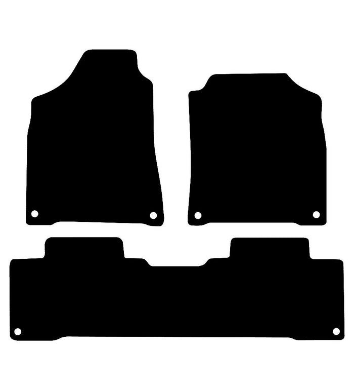 Ssangyong Karando 2011 - 2019 Car Mats vehicle mat pattern