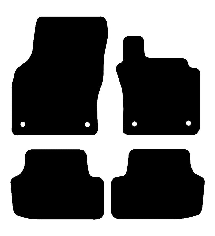 Volkswagen T-ROC 2017 to Present Car Mats vehicle mat pattern