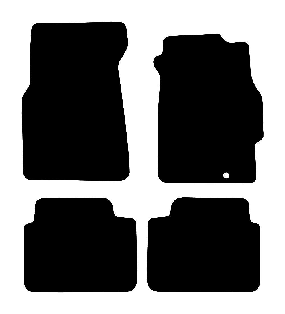 Honda Civic (EK) (3 Door) (1 Clip) 1995 - 2001 Car Mats vehicle mat pattern
